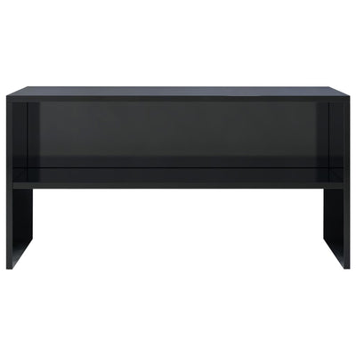 TV Cabinet High Gloss Black 80x40x40 cm Engineered Wood Payday Deals