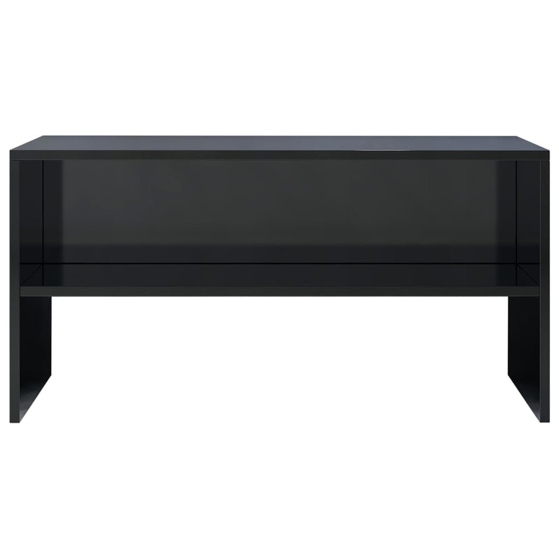 TV Cabinet High Gloss Black 80x40x40 cm Engineered Wood Payday Deals