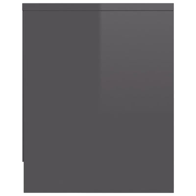 TV Cabinet High Gloss Grey 120x30x37.5 cm Engineered Wood Payday Deals