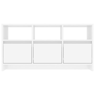 TV Cabinet High Gloss White 102x37.5x52.5 cm Engineered Wood Payday Deals