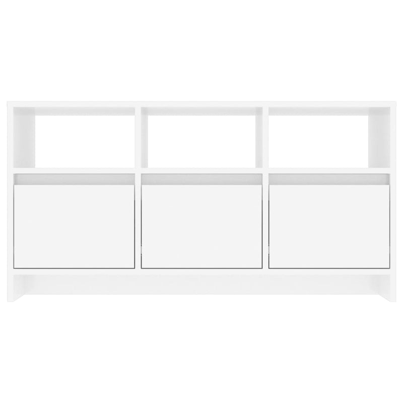 TV Cabinet High Gloss White 102x37.5x52.5 cm Engineered Wood Payday Deals