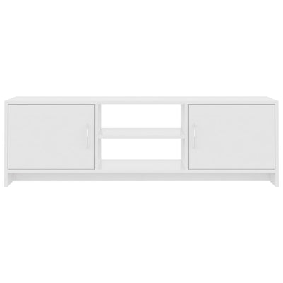 TV Cabinet High Gloss White 120x30x37.5 cm Engineered Wood Payday Deals