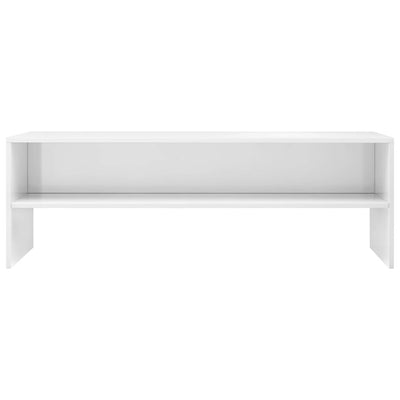 TV Cabinet High Gloss White 120x40x40 cm Engineered Wood Payday Deals