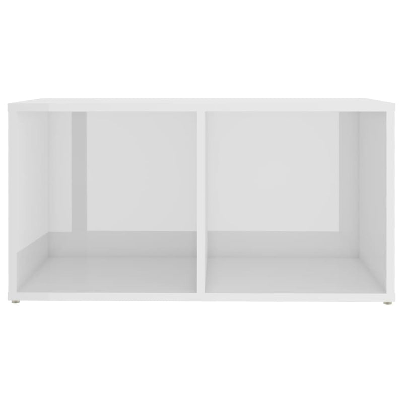 TV Cabinet Set High Gloss White Chipboard Payday Deals