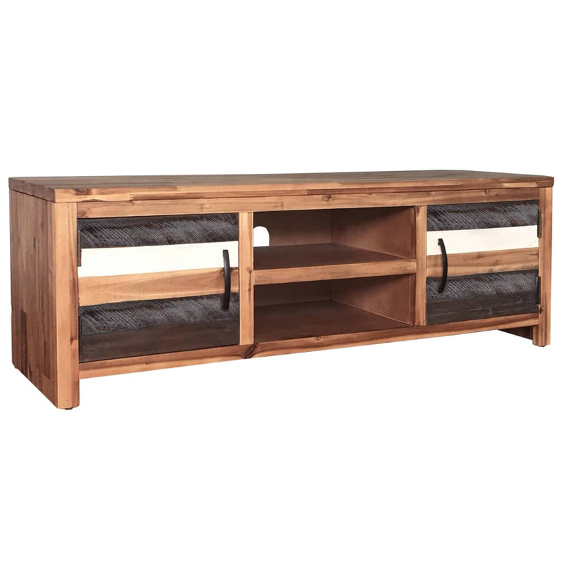 TV Cabinet Solid Acacia Wood 120x35x40 cm Payday Deals