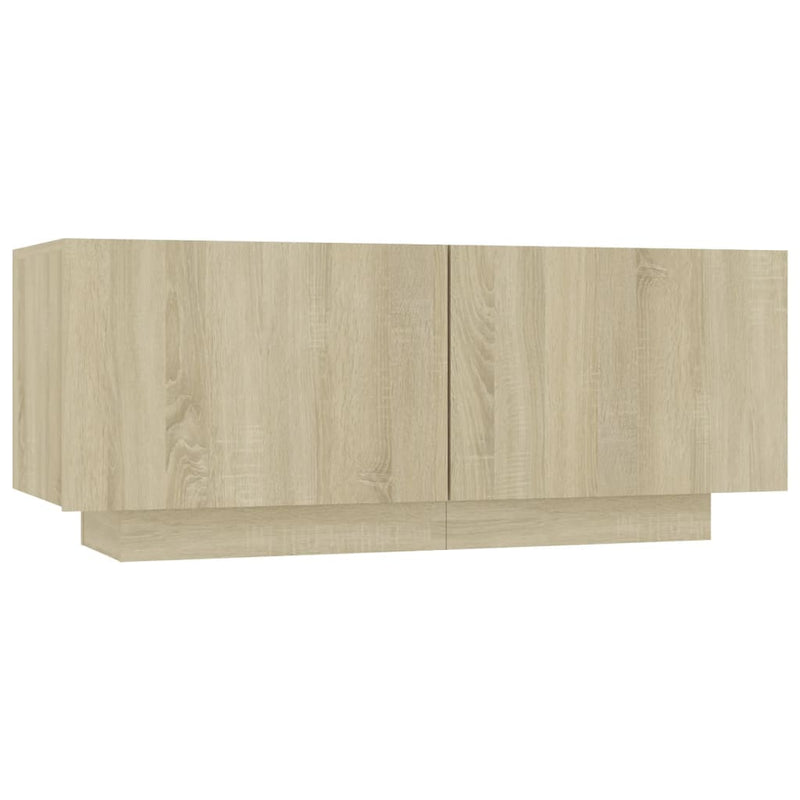 TV Cabinet Sonoma Oak 100x35x40 cm Engineered Wood Payday Deals