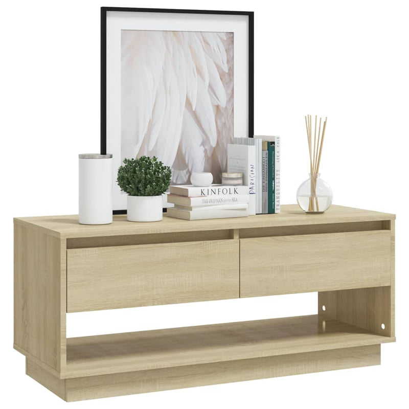 TV Cabinet Sonoma Oak 102x41x44 cm Engineered Wood Payday Deals