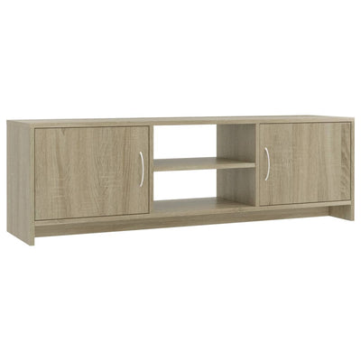 TV Cabinet Sonoma Oak 120x30x37.5 cm Engineered Wood Payday Deals