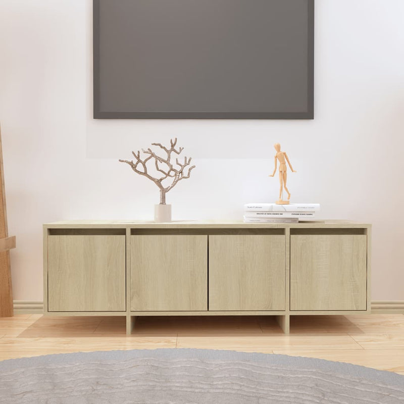 TV Cabinet Sonoma Oak 120x30x40.5 cm Engineered Wood Payday Deals