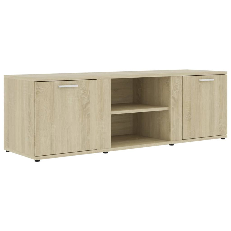 TV Cabinet Sonoma Oak 120x34x37 cm Engineered Wood Payday Deals