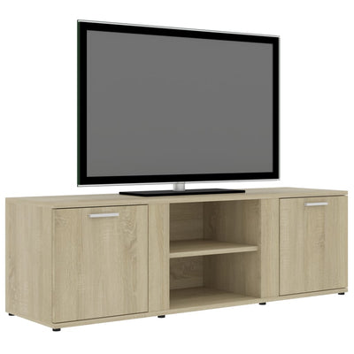 TV Cabinet Sonoma Oak 120x34x37 cm Engineered Wood Payday Deals