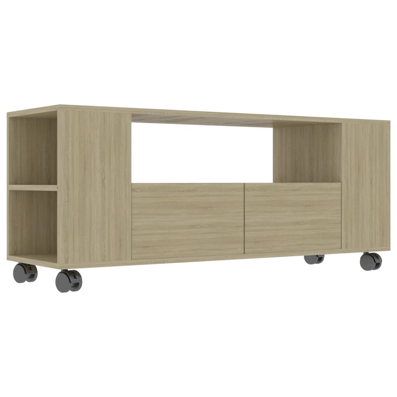 TV Cabinet Sonoma Oak 120x35x43 cm Engineered Wood Payday Deals