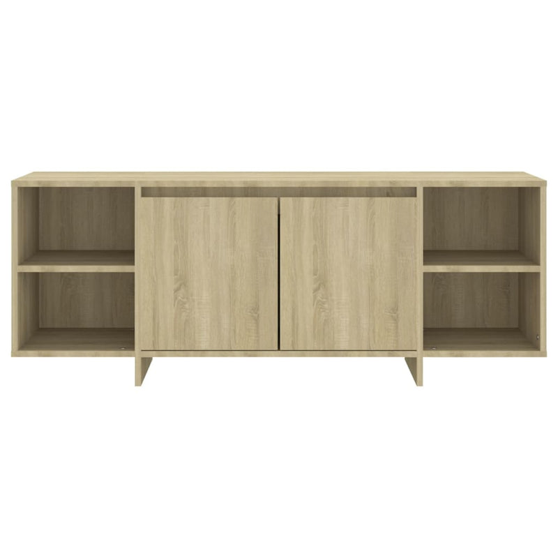 TV Cabinet Sonoma Oak 130x35x50 cm Engineered Wood Payday Deals