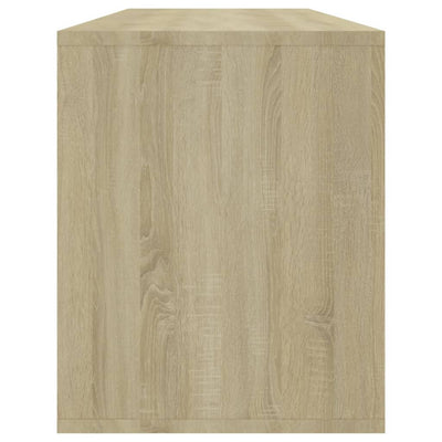 TV Cabinet Sonoma Oak 130x35x50 cm Engineered Wood Payday Deals