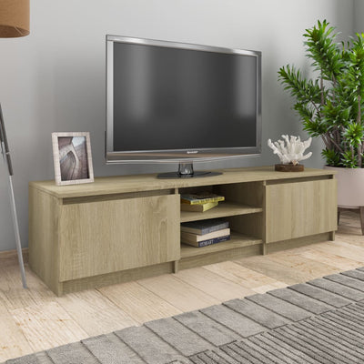 TV Cabinet Sonoma Oak 140x40x35.5 cm Chipboard Payday Deals