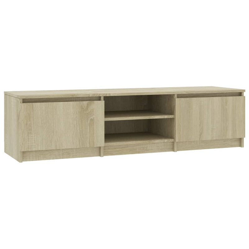 TV Cabinet Sonoma Oak 140x40x35.5 cm Chipboard Payday Deals