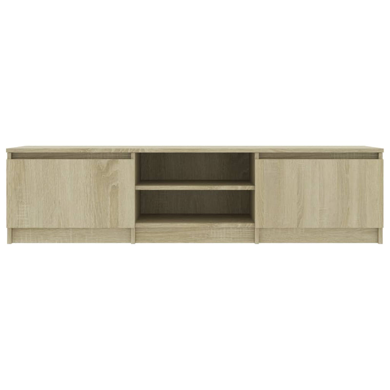 TV Cabinet Sonoma Oak 140x40x35.5 cm Chipboard Payday Deals