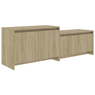 TV Cabinet Sonoma Oak 146.5x35x50 cm Engineered Wood Payday Deals