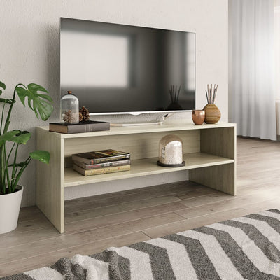 TV Cabinet Sonoma Oak 39.4"x15.7"x15.7" Engineered Wood