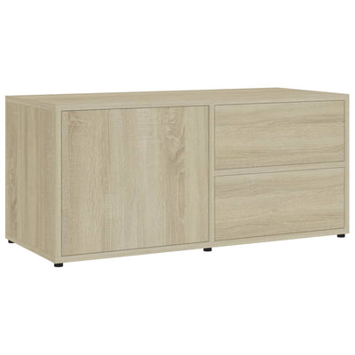 TV Cabinet Sonoma Oak 80x34x36 cm Chipboard Payday Deals