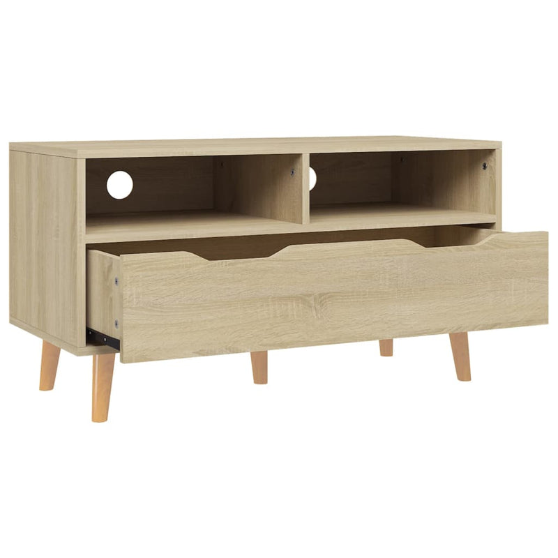 TV Cabinet Sonoma Oak 90x40x48.5 cm Engineered Wood Payday Deals