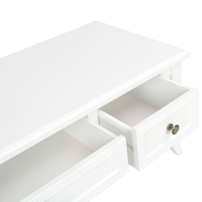 TV Cabinet White 100x35x35 cm Wood Payday Deals