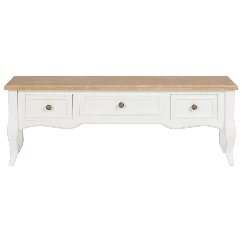 TV Cabinet White 100x35x35 cm Wood Payday Deals