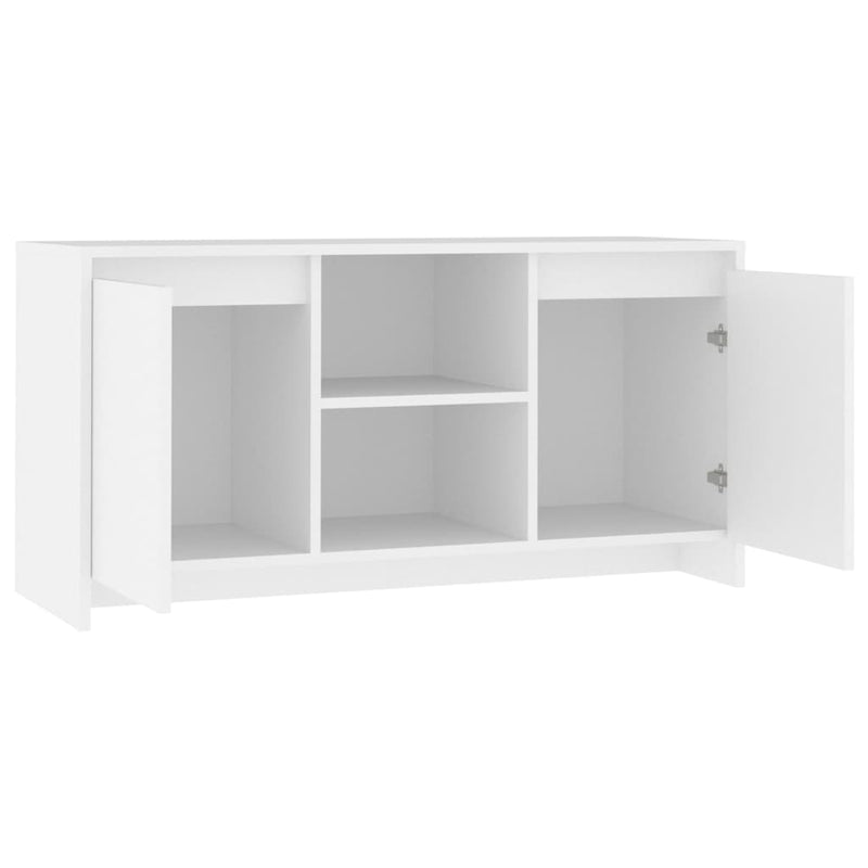 TV Cabinet White 102x37.5x52.5 cm Engineered Wood Payday Deals