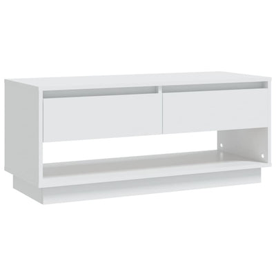 TV Cabinet White 102x41x44 cm Engineered Wood Payday Deals