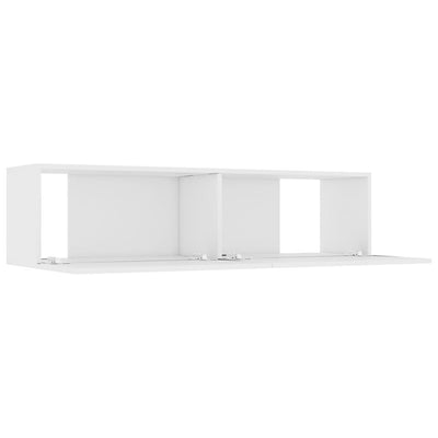 TV Cabinet White 120x30x30 cm Chipboard Payday Deals