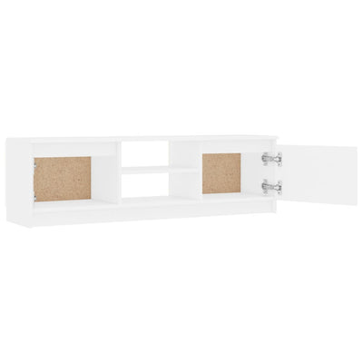 TV Cabinet White 120x30x35.5 cm Engineered Wood Payday Deals