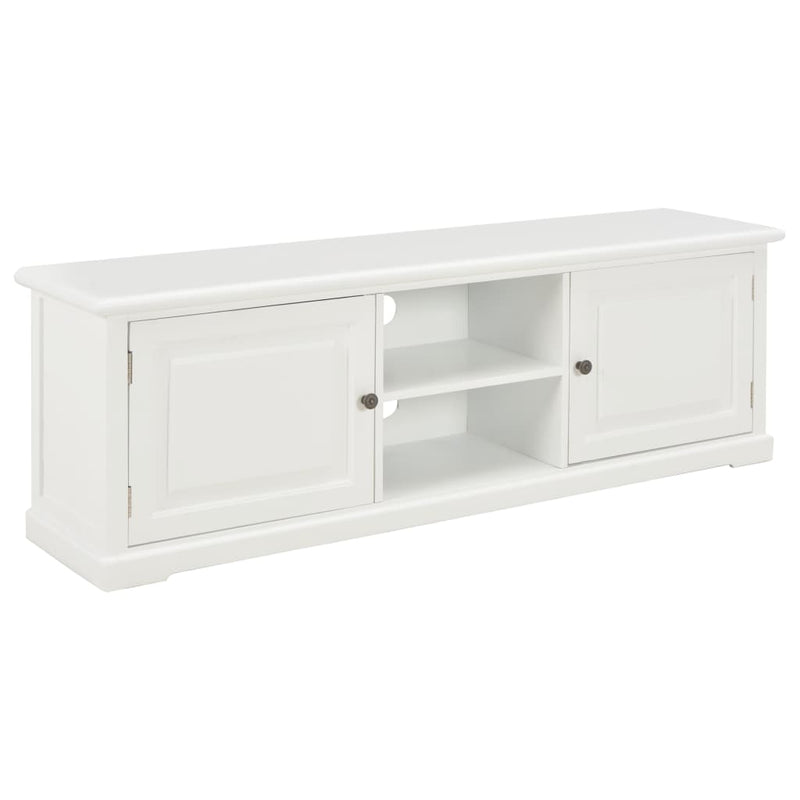 TV Cabinet White 120x30x40 cm Wood Payday Deals