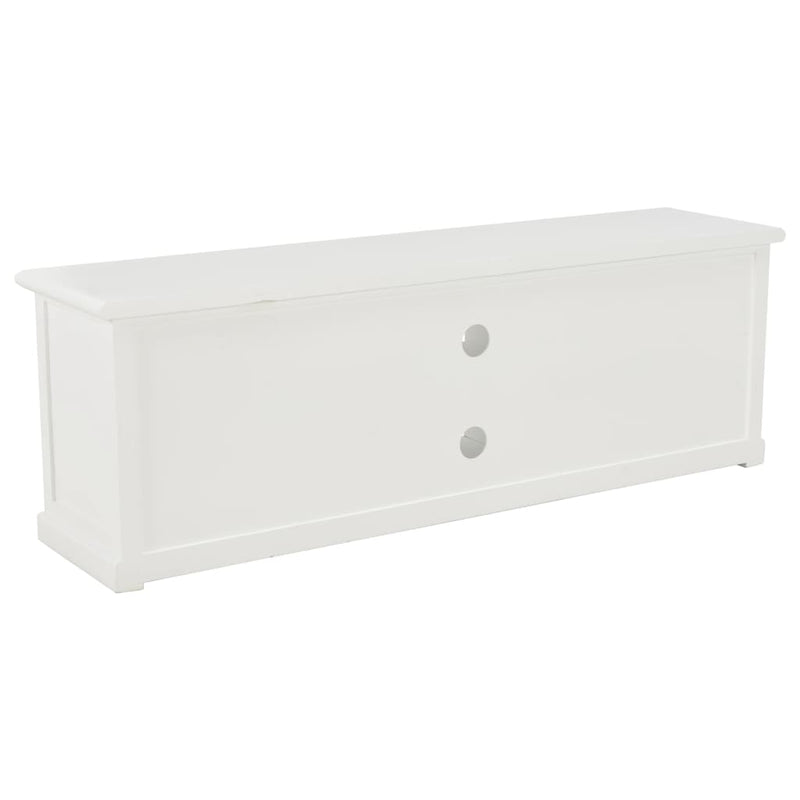 TV Cabinet White 120x30x40 cm Wood Payday Deals