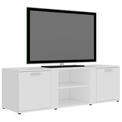 TV Cabinet White 120x34x37 cm Engineered Wood Payday Deals