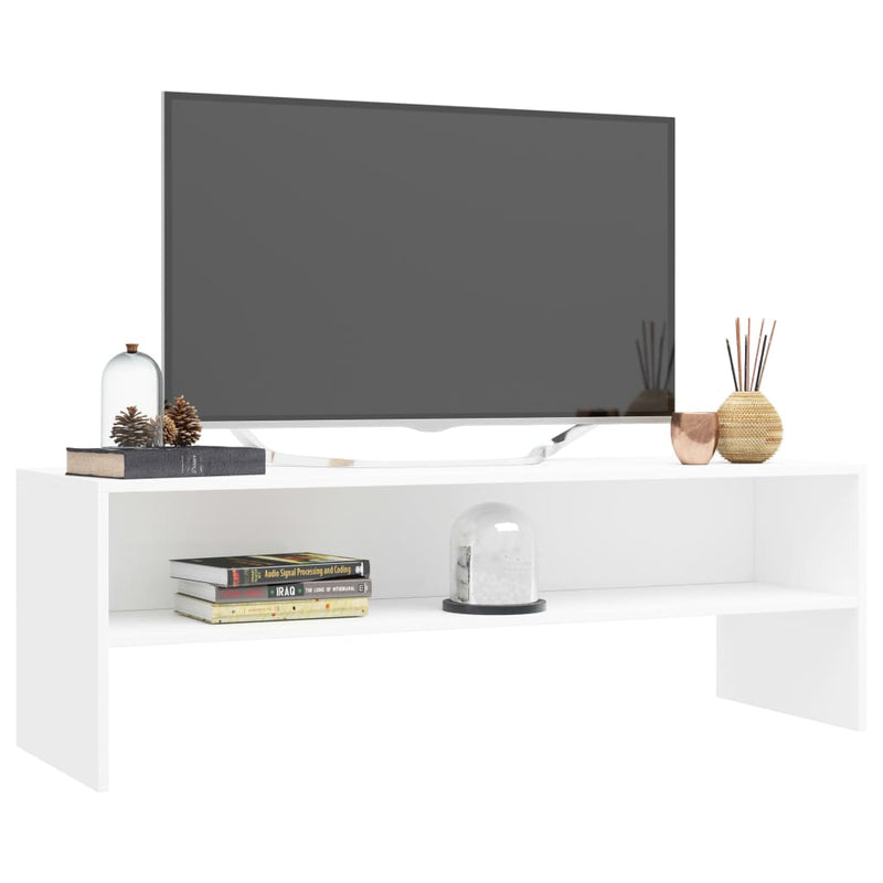 TV Cabinet White 120x40x40 cm Engineered Wood Payday Deals