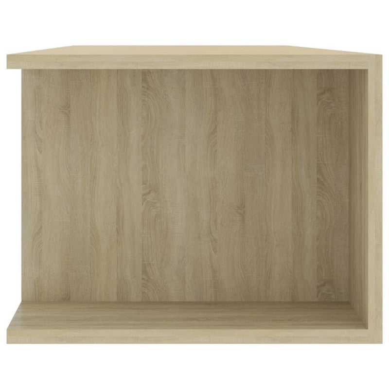 TV Cabinet with LED Lights Sonoma Oak 135x39x30 cm Payday Deals