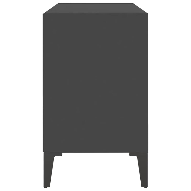 TV Cabinet with Metal Legs Grey 69.5x30x50 cm Payday Deals