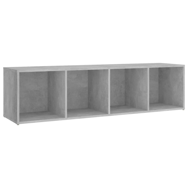 TV Cabinets 2 pcs Concrete Grey 142.5x35x36.5 cm Chipboard Payday Deals