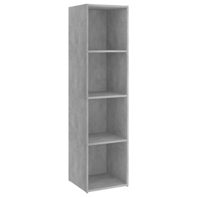 TV Cabinets 2 pcs Concrete Grey 142.5x35x36.5 cm Chipboard Payday Deals