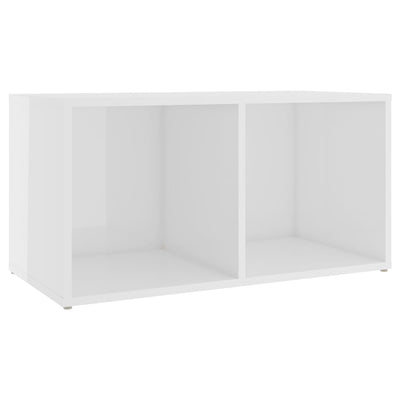 TV Cabinets 2 pcs High Gloss White 72x35x36.5 cm Chipboard Payday Deals
