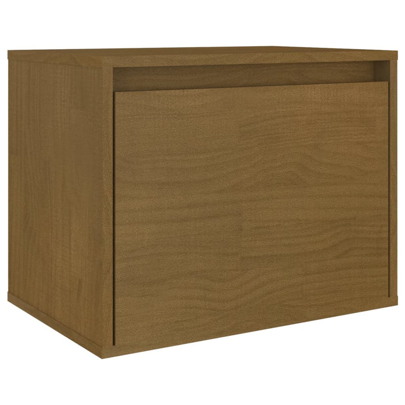 TV Cabinets 4 pcs Honey Brown Solid Wood Pine Payday Deals