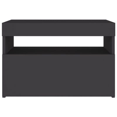 TV Cabinets with LED Lights 2 pcs Grey 60x35x40 cm Payday Deals