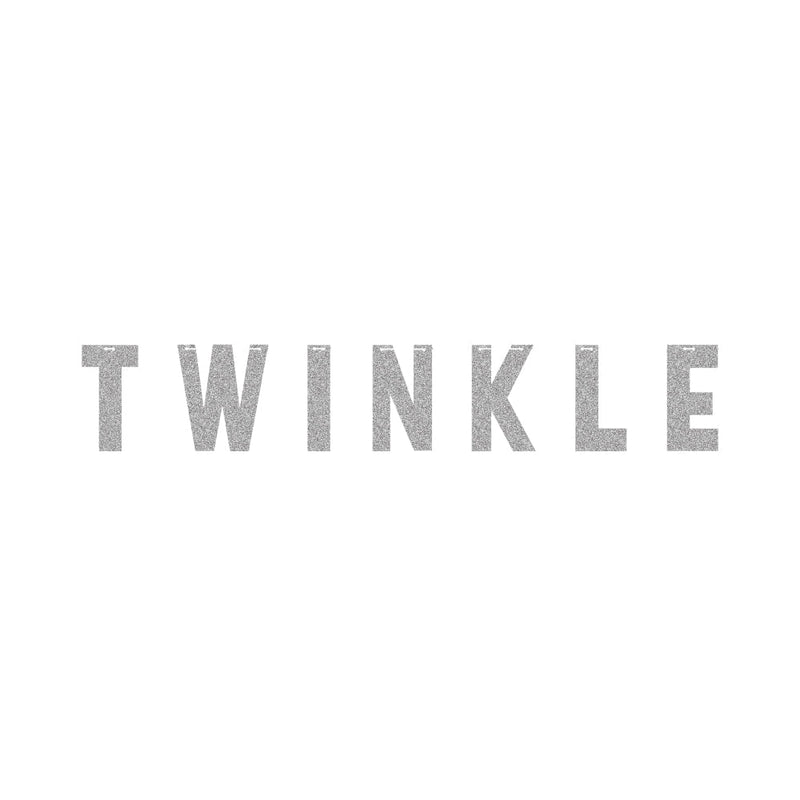 Twinkle Twinkle Little Star "Twinkle" Silver Boy Girl Letter Banner Payday Deals