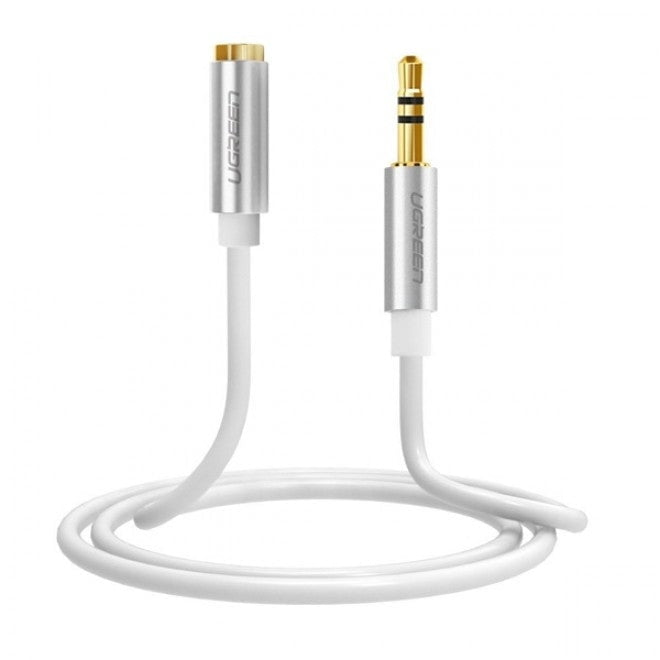 UGREEN 10778 3.5mm Male to 3.5mm Female Extension Cable 5m (White) Payday Deals