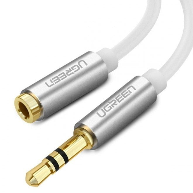 UGREEN 10778 3.5mm Male to 3.5mm Female Extension Cable 5m (White) Payday Deals