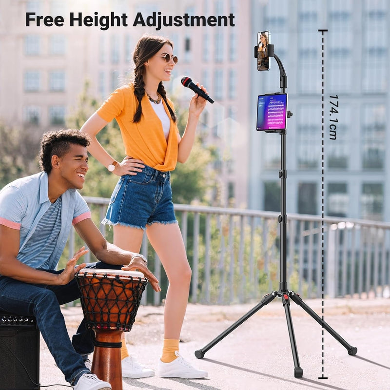 UGREEN 15647 2-in-1 Tablet (Max 12.9 inch) + Phone (Max 7.2 inch) Tripod Stand Payday Deals