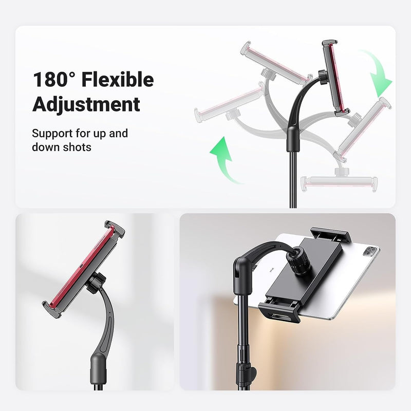 UGREEN 15647 2-in-1 Tablet (Max 12.9 inch) + Phone (Max 7.2 inch) Tripod Stand Payday Deals