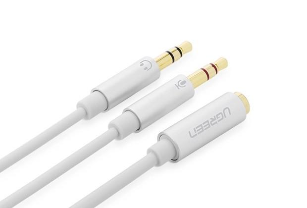 UGREEN 3.5mm Female to 2mm male audio cable - White (20897) Payday Deals