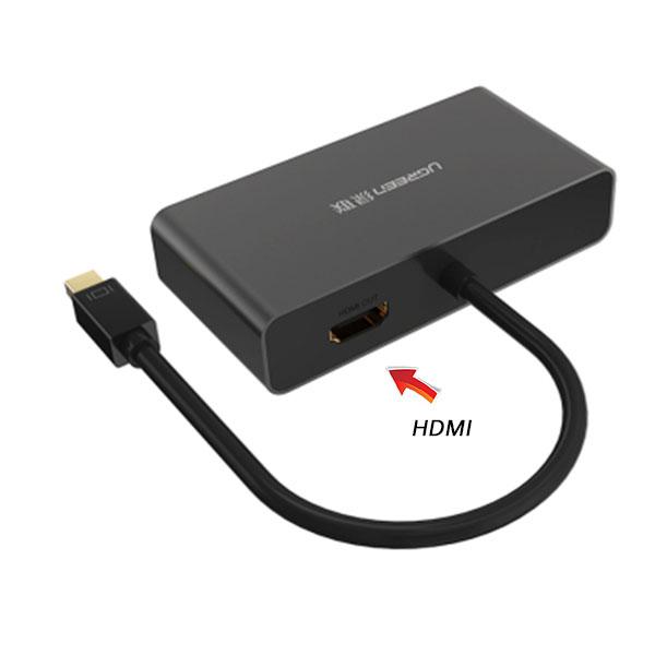 UGREEN 3-in-1 Mini DisplayPort to HDMI&VGA&DVI converter - black (10440) Payday Deals