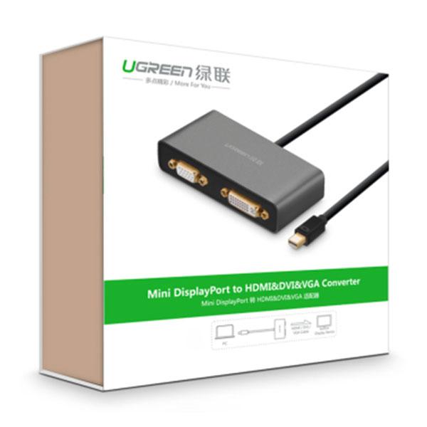 UGREEN 3-in-1 Mini DisplayPort to HDMI&VGA&DVI converter - black (10440) Payday Deals